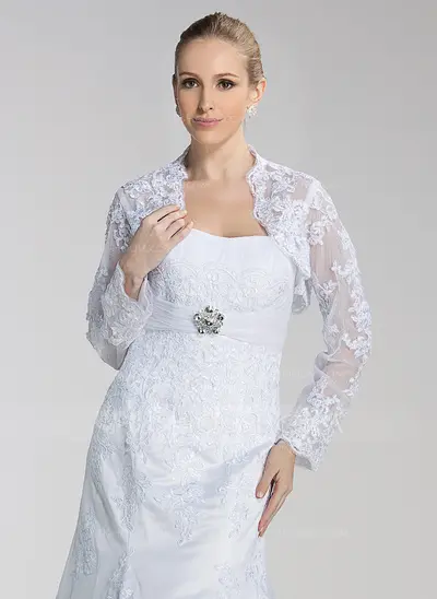 long sleeve wedding wrap