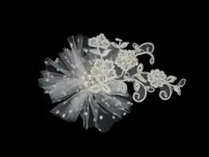 Gorgeous Tulle/ Lace Wedding Bridal Headpiece (042025231)