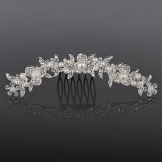 Alloy With Rhinestones Wedding Hair comb (042016804)