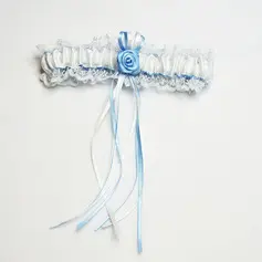 Rose Bridal Garter With Elegant Ribbons (104019302)