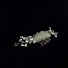 Alloy With Crystal / Silk Flower Women's Hair Combs (042025251)
