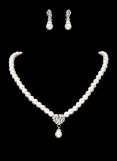 Jewelry Sets Birthday Gift Party Jewelry With Pearl (011017852)