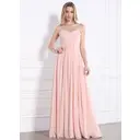 Amazing Sheath Sweetheart Floor-Length Chiffon Charmeuse Golden Globe Style Dresses with Ruffle (027003858)