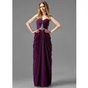 Fashion Sheath Sweetheart Sweep Train Chiffon Charmeuse Holiday Dresses with Ruffle Beading (020003240)