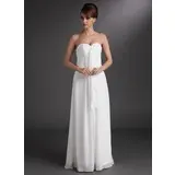 Empire Sweetheart Floor-Length Chiffon Wedding Dress With Ruffle (002001334)