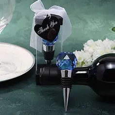 Blue Crystal Ball Wine Stopper (052024423)