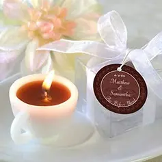 Coffee Cup Designed Candle Favors(set of 4)(096017697)