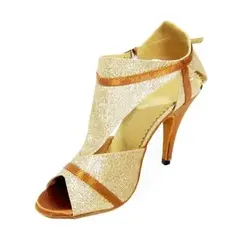 Sparkling Glitter Heels Sandals Latin Ballroom Dance Shoes (053012236)