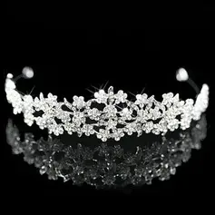 Alloy With Cubic Zirconia Wedding Tiara (042024250)