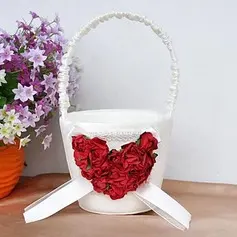Flower Basket With Rose Heart(102018057)