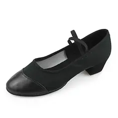 Leatherette Heels Practice Dance Shoes (053013153)