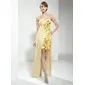 Sheath Sweetheart Floor-Length Chiffon Cocktail Dress With Ruffle Beading Sequins (016008377) Sheath Sweetheart Floor-Length Chiffon Cocktail Dress With Ruffle Beading Sequins (016008377)