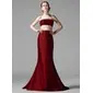 Mermaid Strapless Sweep Train Taffeta Bridesmaid Dress With Ruffle Sash (007004198) Mermaid Strapless Sweep Train Taffeta Bridesmaid Dress With Ruffle Sash (007004198)