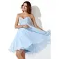 Empire Sweetheart Knee-Length Chiffon Homecoming Dress With Beading (022020904)