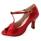 Leatherette Heels Latin Ballroom Dance Shoes (053013185)