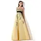 Empire Sweetheart Floor-Length Satin Prom Dress With Embroidered Sash Beading (018002324)