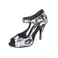 Lace Heels Sandals Latin Dance Shoes (053024614)