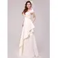 A-Line/Princess Off-the-Shoulder Floor-Length Satin Wedding Dress With Ruffle Beadwork Flower(s) (002014026) A-Line/Princess Off-the-Shoulder Floor-Length Satin Wedding Dress With Ruffle Beadwork Flower(s) (002014026)