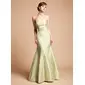 Mermaid Sweetheart Floor-Length Taffeta Bridesmaid Dress With Ruffle (007004211) Mermaid Sweetheart Floor-Length Taffeta Bridesmaid Dress With Ruffle (007004211)
