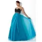 Empire Sweetheart Floor-Length Chiffon Tulle Prom Dress With Ruffle Beading Sequins (018004900)