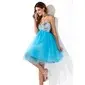Empire Sweetheart Knee-Length Tulle Sequined Homecoming Dress With Beading (022020908) Empire Sweetheart Knee-Length Tulle Sequined Homecoming Dress With Beading (022020908)