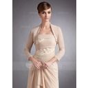 3/4-Länge Ärmel Chiffon besondere Anlässe Bolero (013012350)