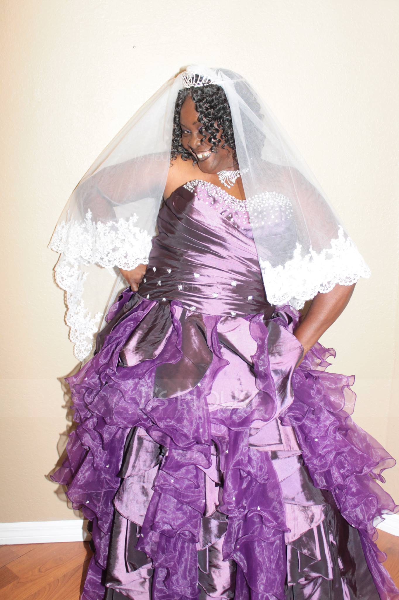 Ball-Gown Sweetheart Floor-Length Organza Quinceanera Dress With Beading Cascading Ruffles (021015148)