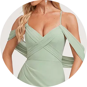 Robes demoiselle d'honneur céladon