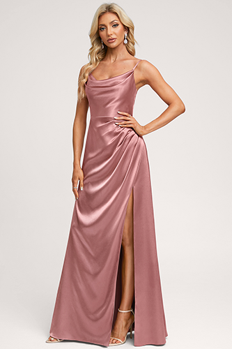 Cowl Neck Bridesmaid Dresses