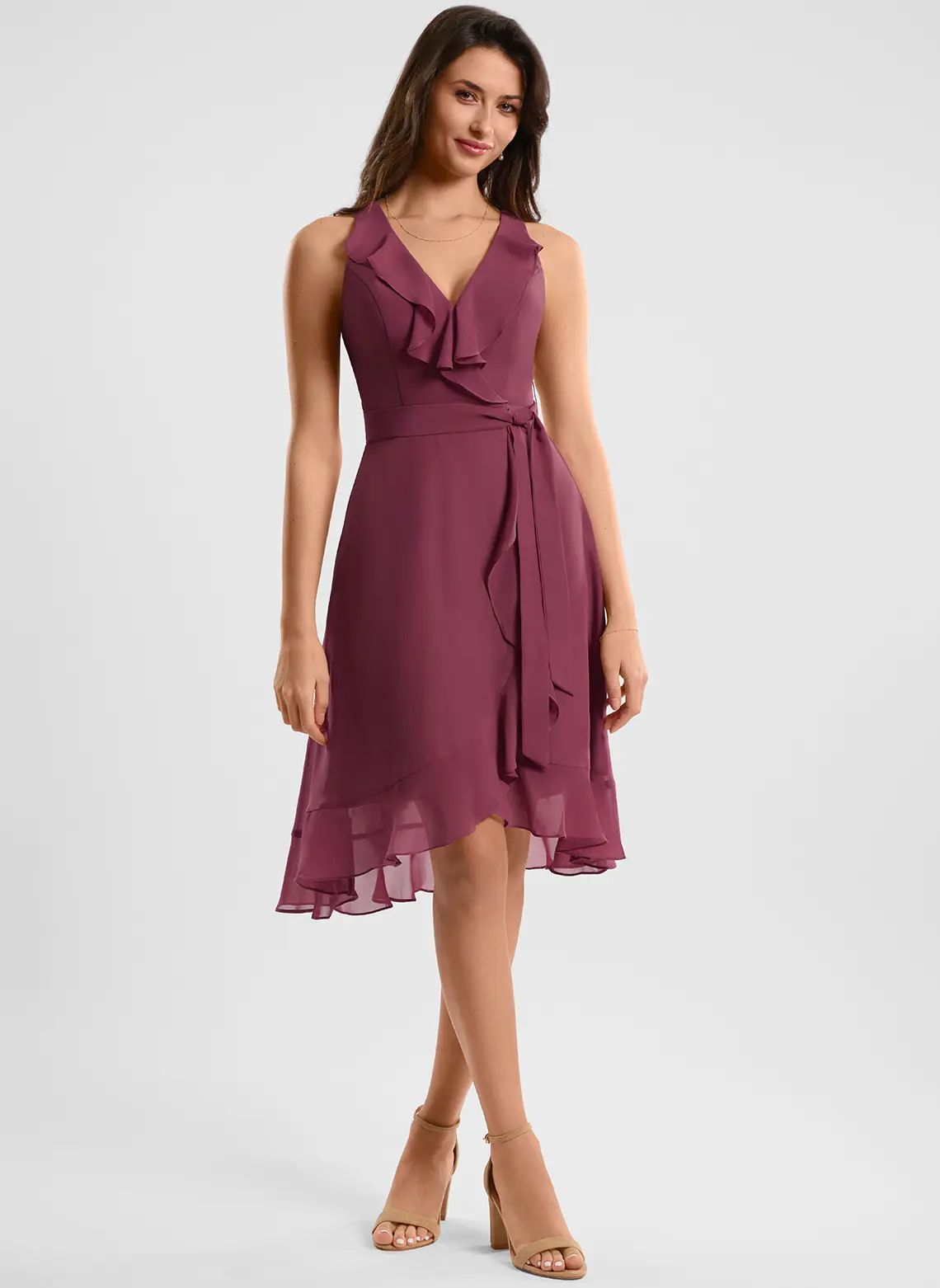 Vaaleanpunaiset juhlamekot